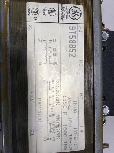Used GENERAL ELECTRIC 1.0 kVA Transformer 9T58B52 #139698