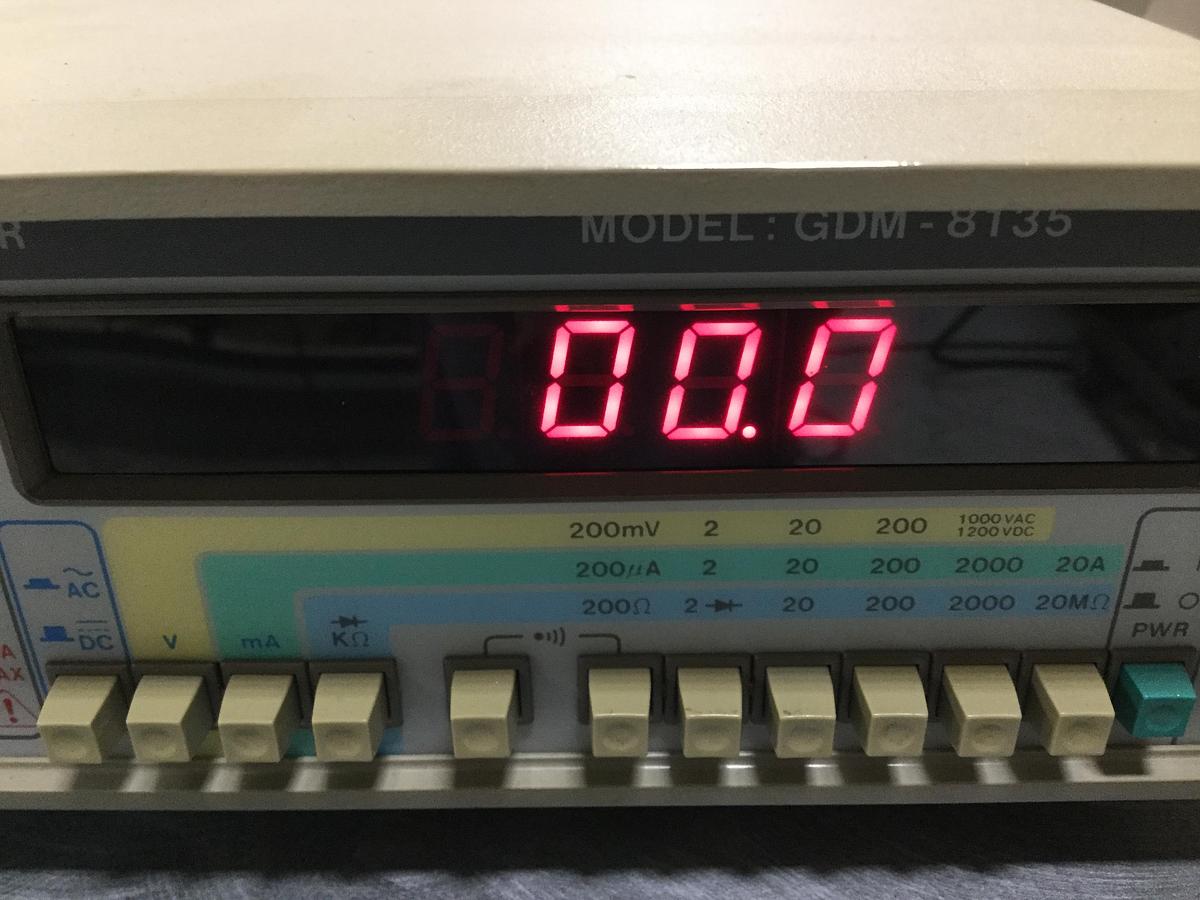 Used GW INSTEK Digital Multimeter GDM-8135 #107269