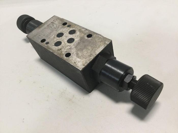 Used PARKER Hydraulic Valve Flow Regulator FM2DDKN 50 #105630