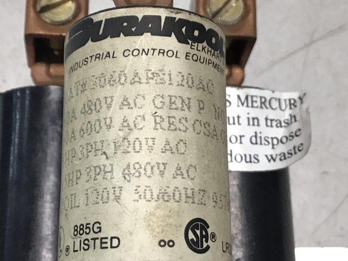 Used DURAKOOL Contactor Relay 2060APS120AC #119142