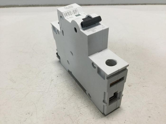 Used ALLEN BRADLEY 6 Amp Circuit Breaker 1492-SP1C060 SER B #103996