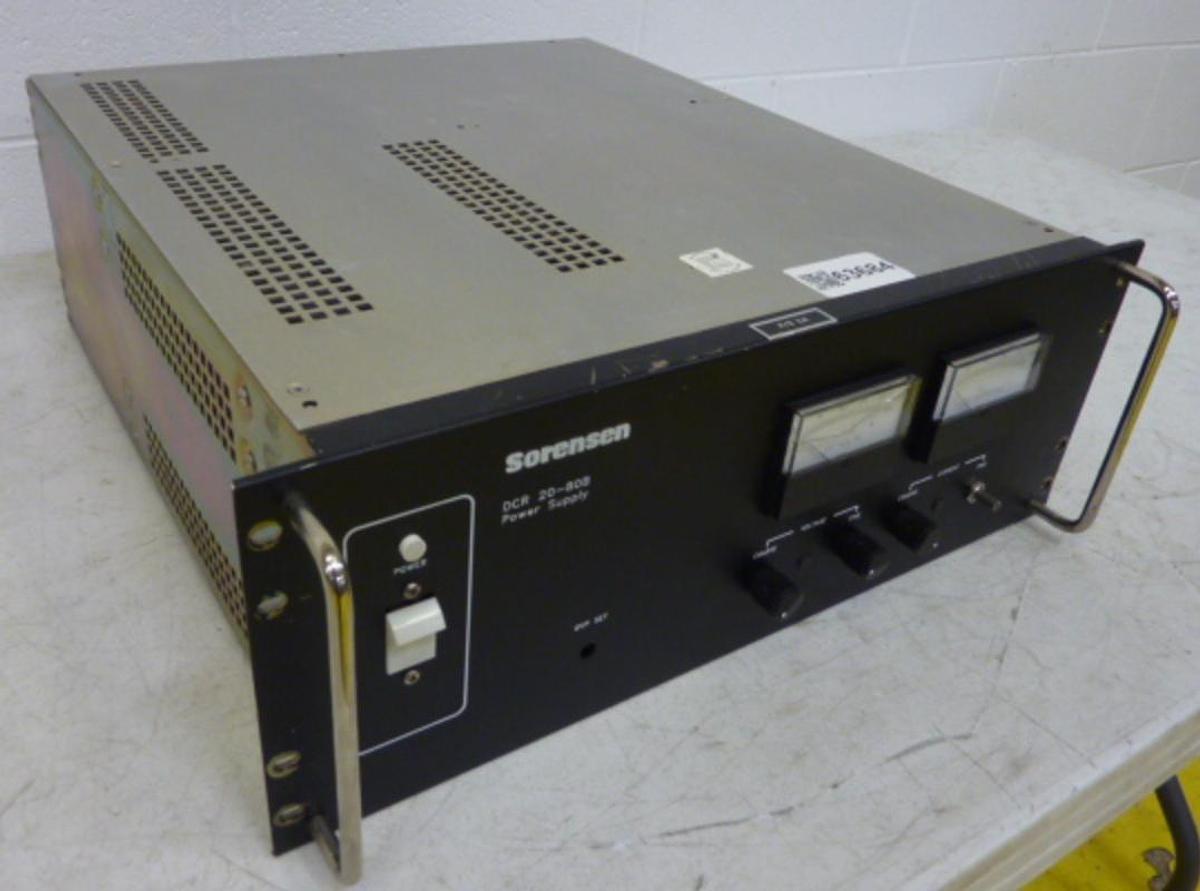 Used SORENSEN Power Supply DCR 20-80B2 USED