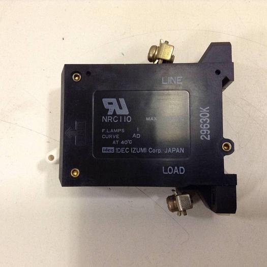 Used IDEC Circuit Protector NRC110L/1A-AD #75673
