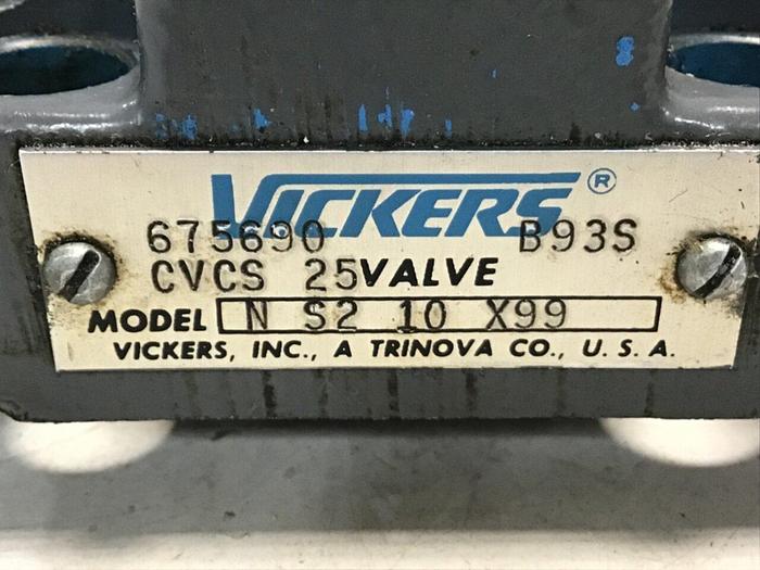 Used VICKERS Valve CVCS25NS210X99 Used