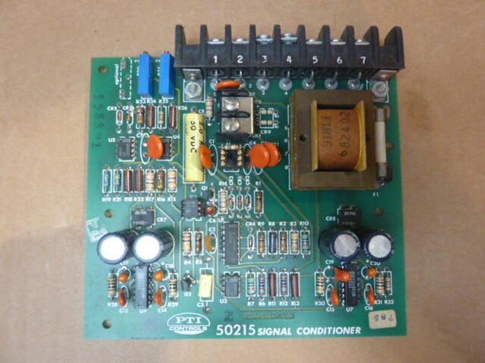 Used PTI CONTROLS Signal Conditioner Board 50215 #31874