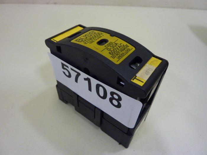 Used BUSSMANN 30 Amp Fuse Holder JTN60030 #24360