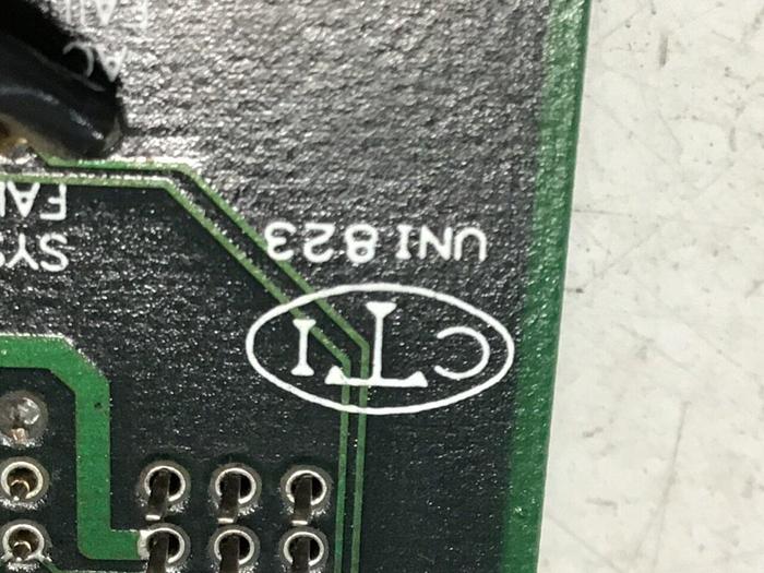 Used CTI Van Dorn Control Rack UNI 823 Z9629737B #136317