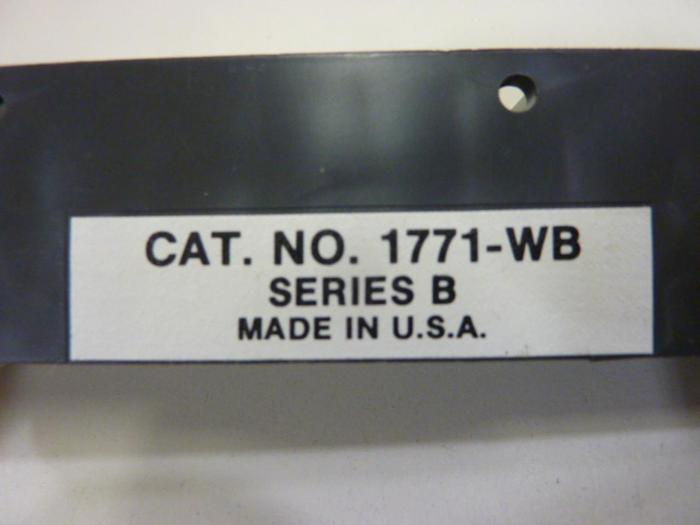 Used ALLEN BRADLEY Terminal Strip 1771-WB SER B #63751