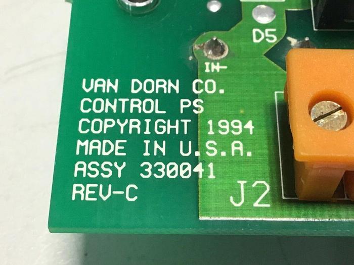 Used VAN DORN Circuit Board 330041 PC330-041 Used