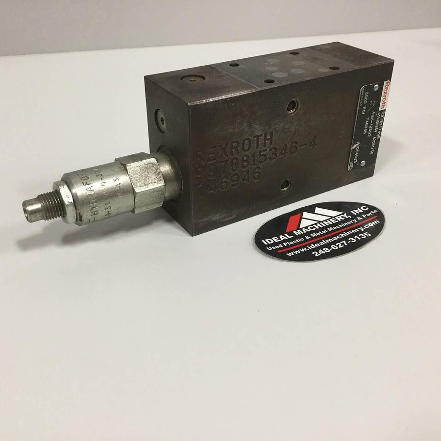 Used REXROTH Hydraulic Valve Manifold Sandwich Plate R978917495 USED