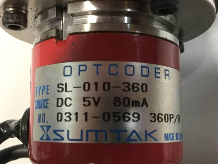Used TOKIMEC Hydraulic Motor w/ Encoder CB-07-5PT4-30-SD-JA-S91-J #95908
