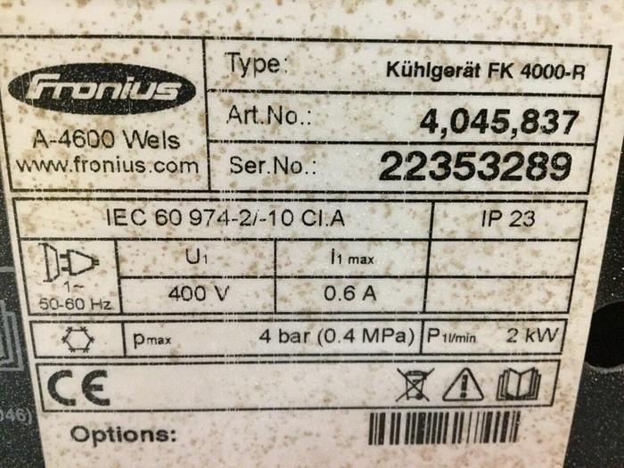 Used FRONIUS Circular Seam Welding Machine 4.075.100.R Used