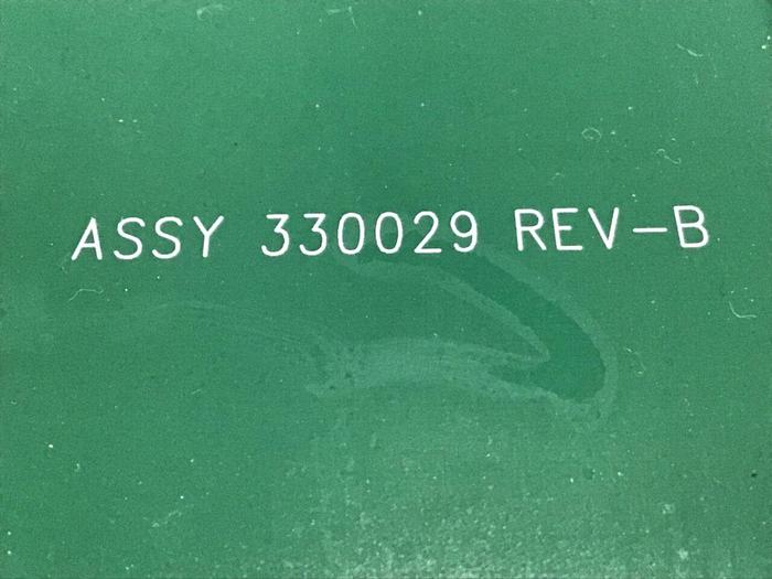 Used VAN DORN Sequencer Circuit Board PC330-029 330-029 Used