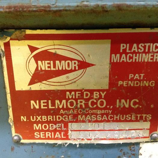 Used NELMOR 3 HP Grinder / Granulator G810LS 3 HP USED