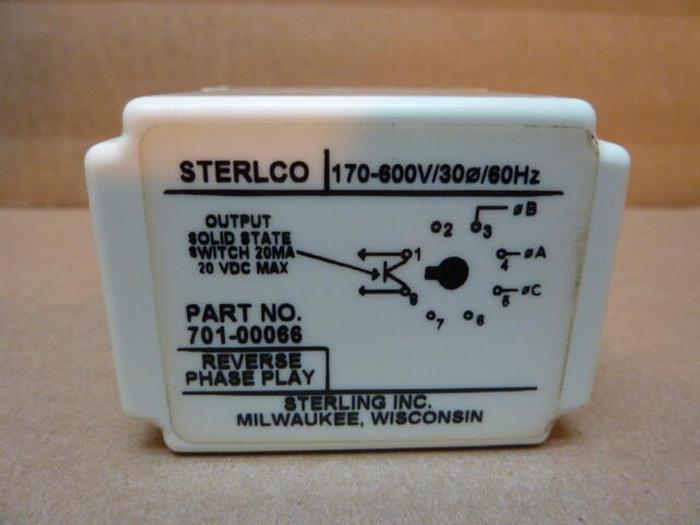 Used STERLCO Reverse Phase Relay 701-00066 #33526