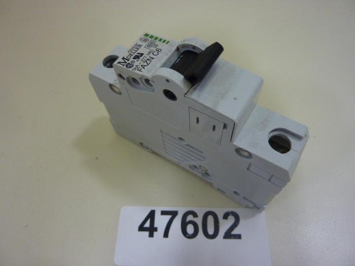 Used KLOCKNER MOELLER Circuit Breaker FAZNC6 #47602