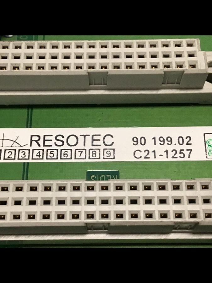Used RESOTEC Backplane Board 90199.02 USED