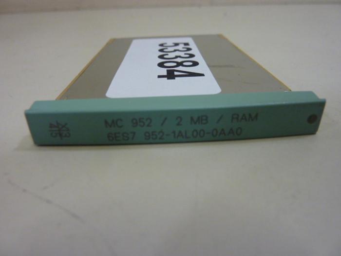 Used SIEMENS Memory Ram Card 6ES7 952-1AL00-0AA0 #53384
