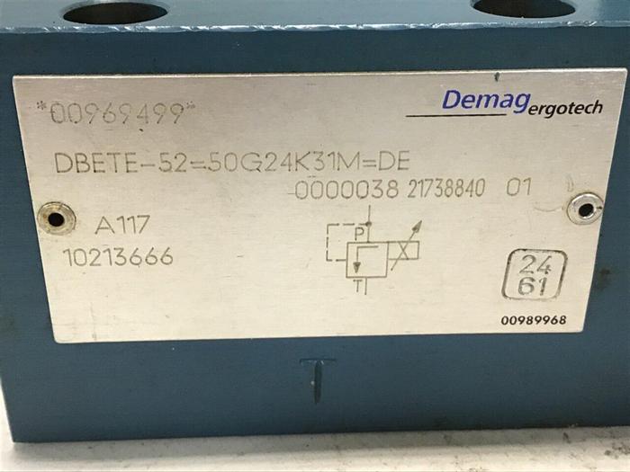 Used REXROTH Valve DBETE-52/50G24K31M-DE USED #140463