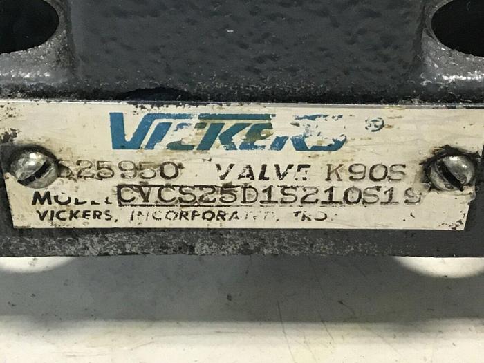 Used VICKERS Valve CVCS25D1S210S19 #132142
