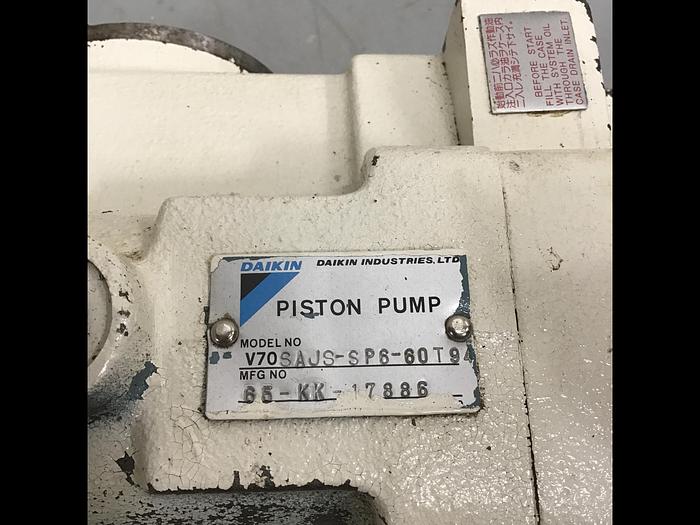 Used DAIKIN Pump V70SAJS-SP6-60T9 Used #144319