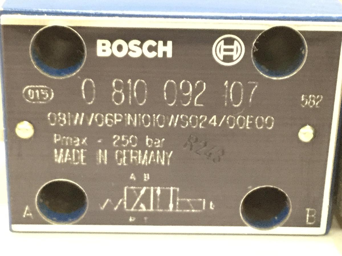 Used BOSCH Valve 0 810 092 107 Used