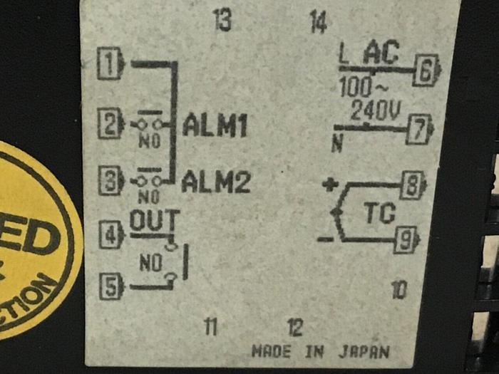 Used RKC Temperature Control REX-C100 FKA1-A.AB #129816
