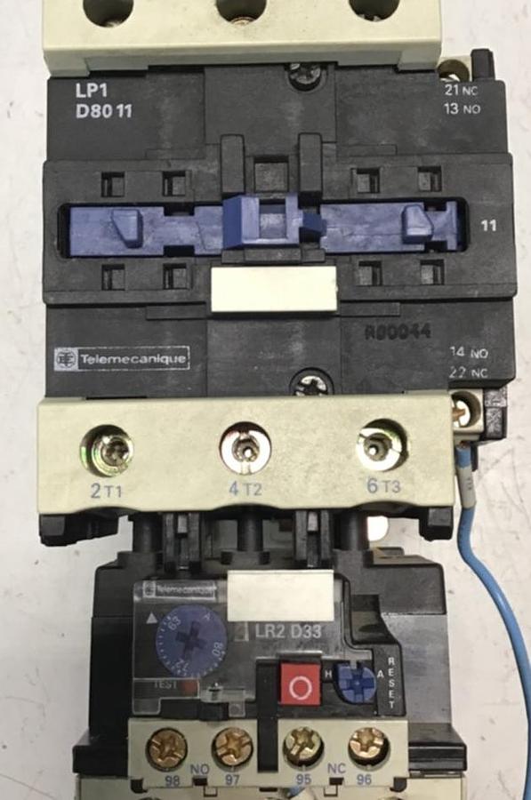 Used TELEMECANIQUE Contactor LP1D8011 Used