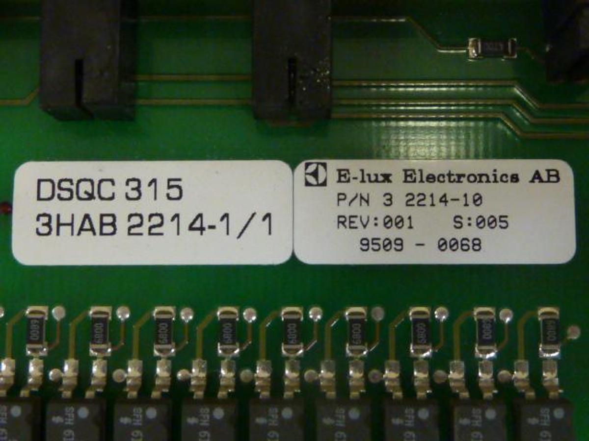 Used ABB CPU Circuit Board 3HAB2214-1/1 Used