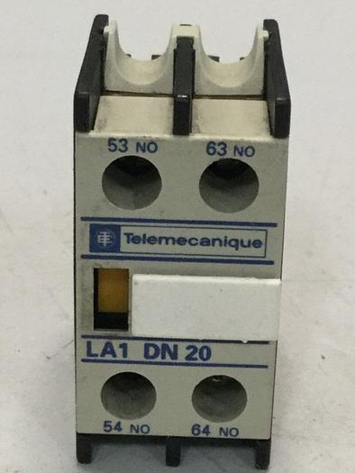Used TELEMECANIQUE Contact Block LA1DN20 #104984