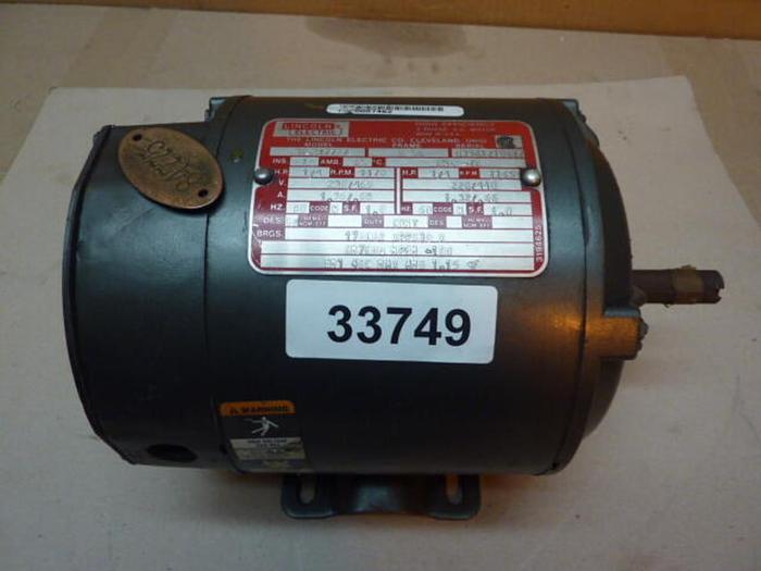 Used LINCOLN ELECTRIC 1/4 HP AC Motor D-2J7727 Used