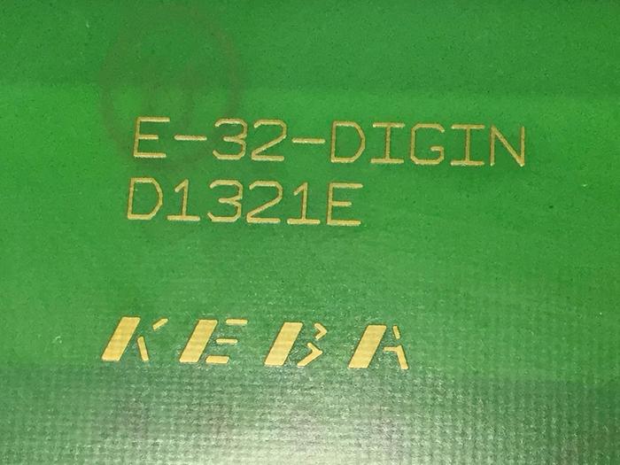 Used KEBA Engel Circuit Board E-32-DIGIN D1321E Used