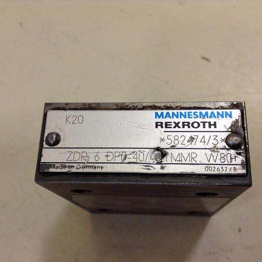 Used REXROTH Valve ZDR6DP04040YMMRW80 #84289