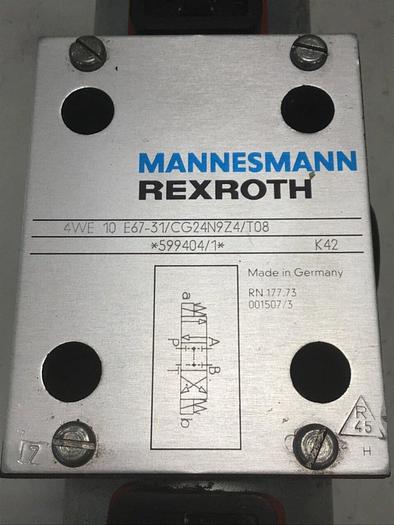 Used MANNESMANN REXROTH Valve 4WE10E6731/CG24N9Z4T08 Used