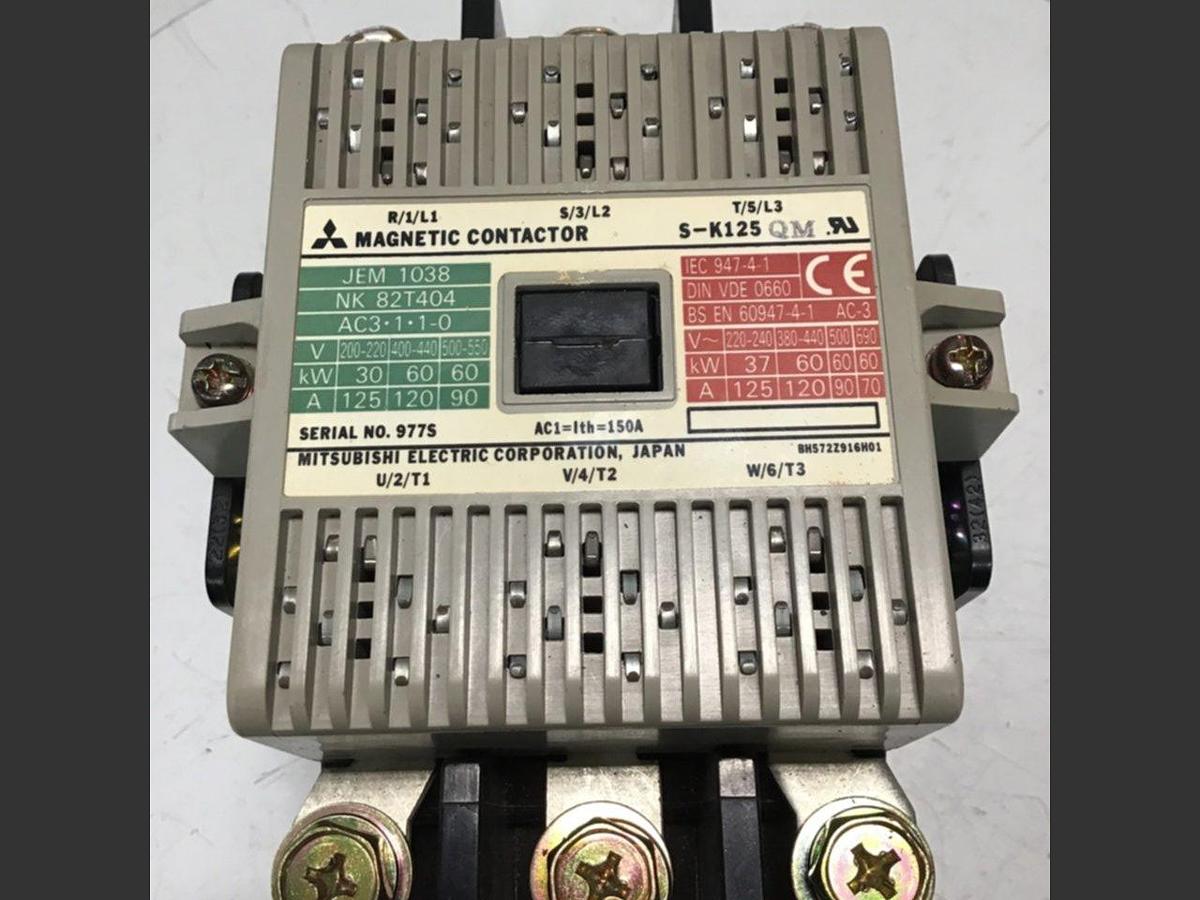 Used MITSUBISHI Magnetic Contactor S-K125 USED