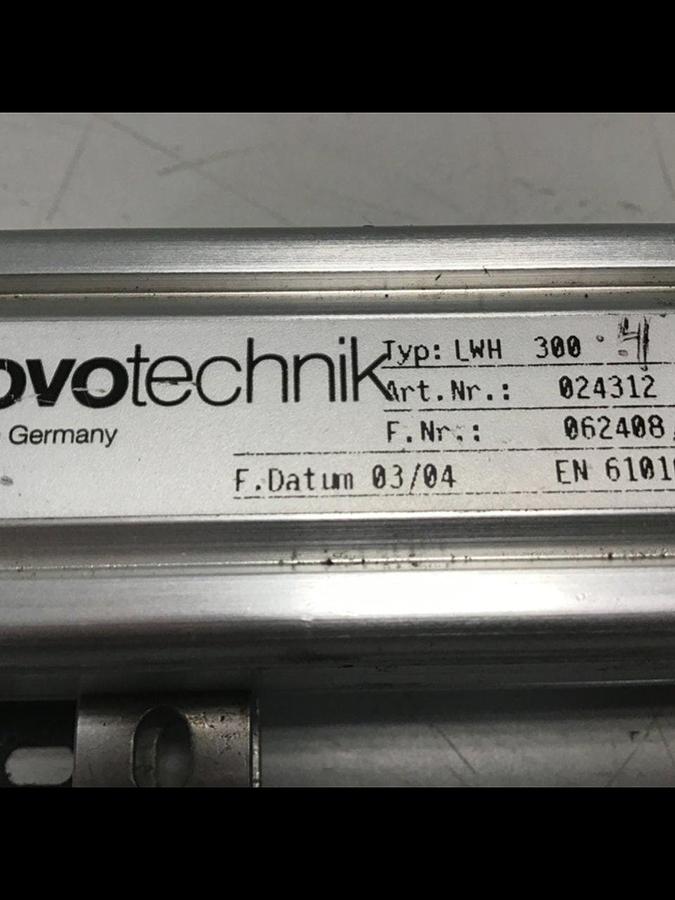 Used NOVOTECHNIK Linear Transducer LWH300 Used