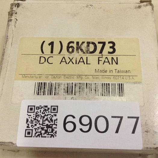 Used DAYTON DC Axial Fan 6KD73 #69077