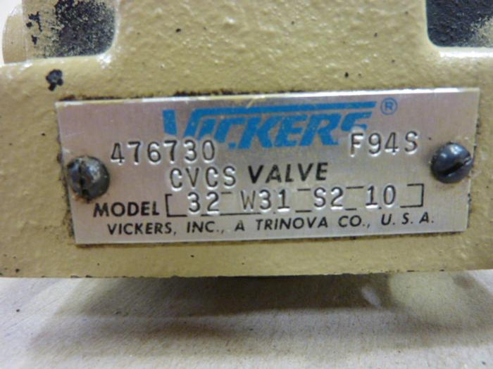 Used VICKERS Valve CVCS32W31S210 #59843