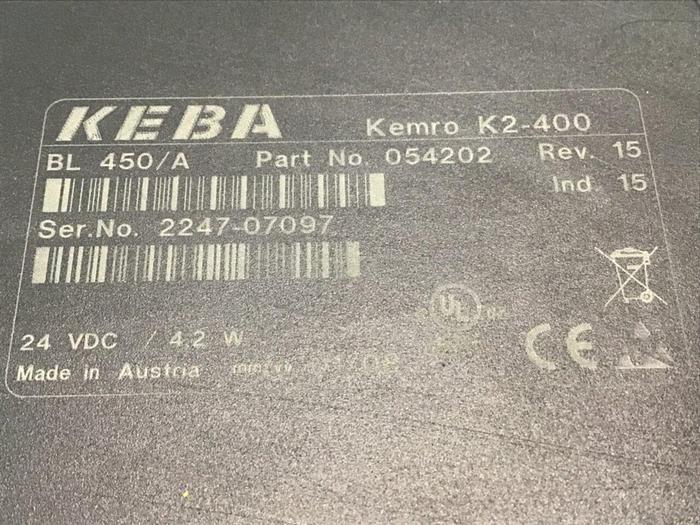 Used KEBA Module BL 450/A Used