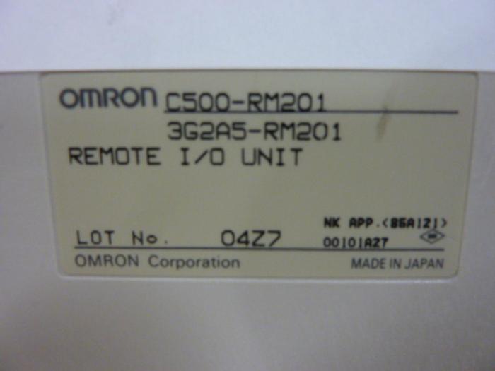 Used OMRON I/O Module C500-RM201 #53495