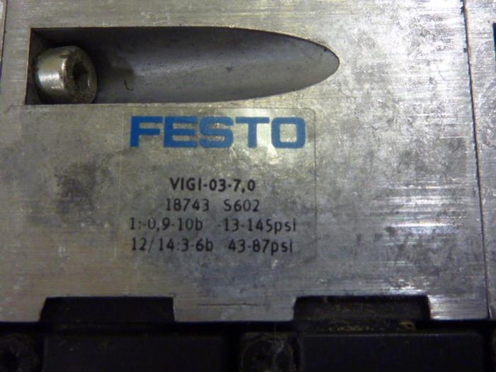 Used FESTO Control Block / Valve Terminal IFB13-03 Used