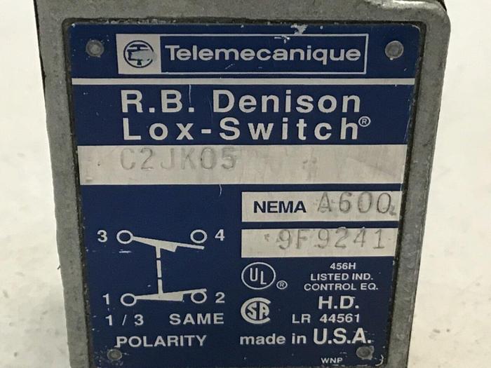 Used TELEMECANIQUE Lox-Switch C2JK05 #121784