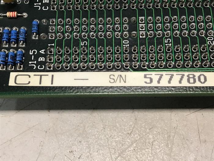 Used CTI Van Dorn Control Rack Board UNI 823 Z9722864B #120733