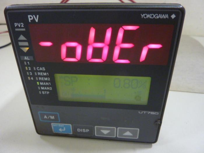 Used YOKOGAWA Temperature Controller UT750 #64996