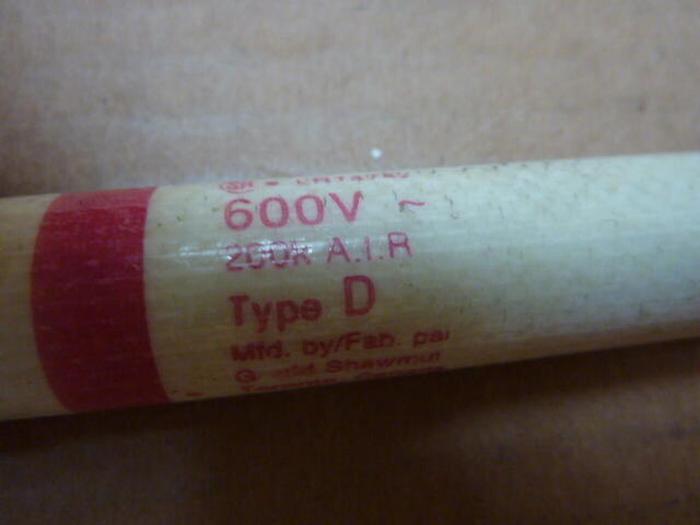 Used GOULD / SHAWMUT 20 Amp Fuse TRSR20 #26994