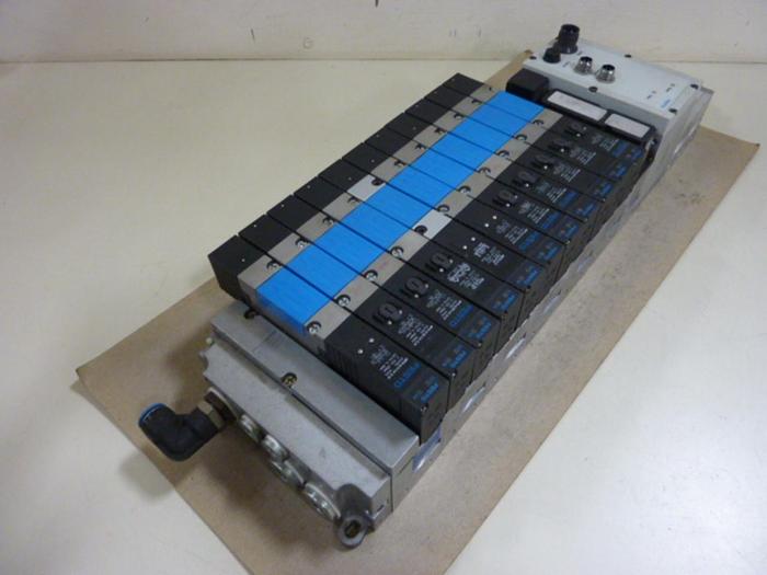 Used FESTO Control Block w/ Valves IFB8-03 #52796