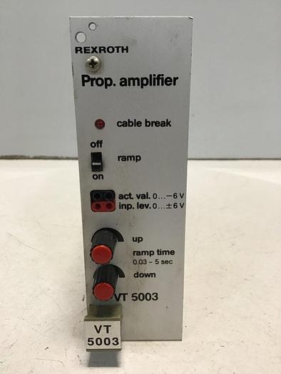 Used REXROTH Prop Amplifier VT5003 #129248