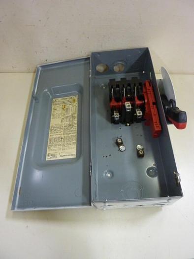 Used SQUARE D Disconnect Switch HU363 SER F1 #66738