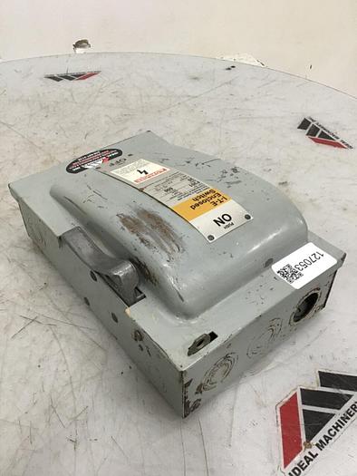 Used SIEMENS 30 Amp ITE Heavy Duty Vacu-Break F-351 #127053