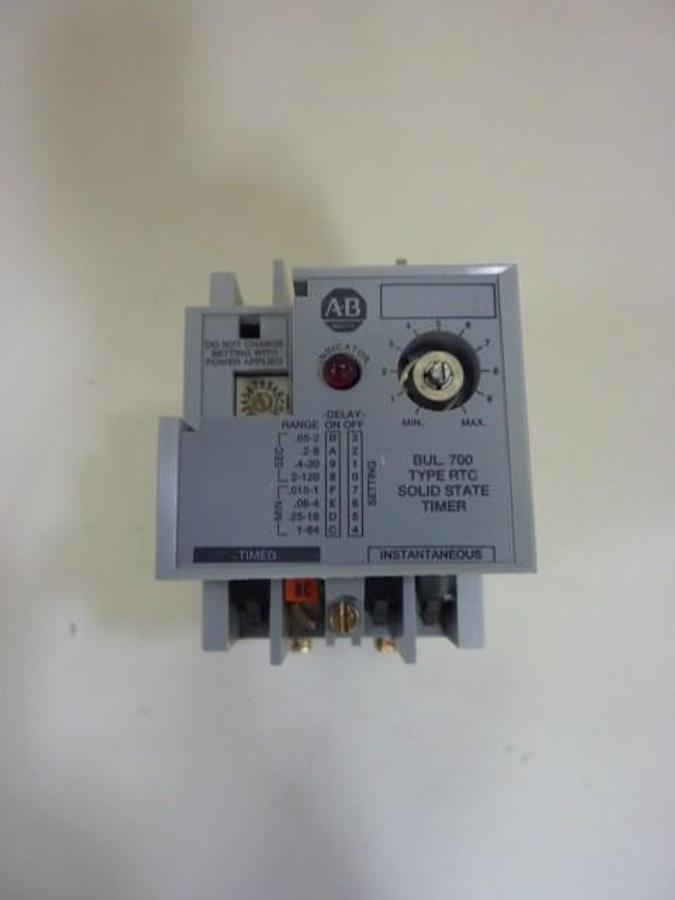 Used ALLEN BRADLEY Solid State Timer 700-RTC00010U1 SER A Used